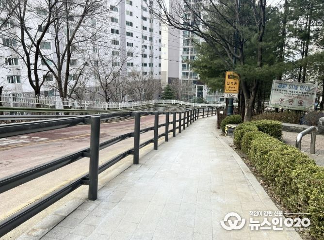 의왕시, 기상이변 대응위한 학생 통학로 열선 설치