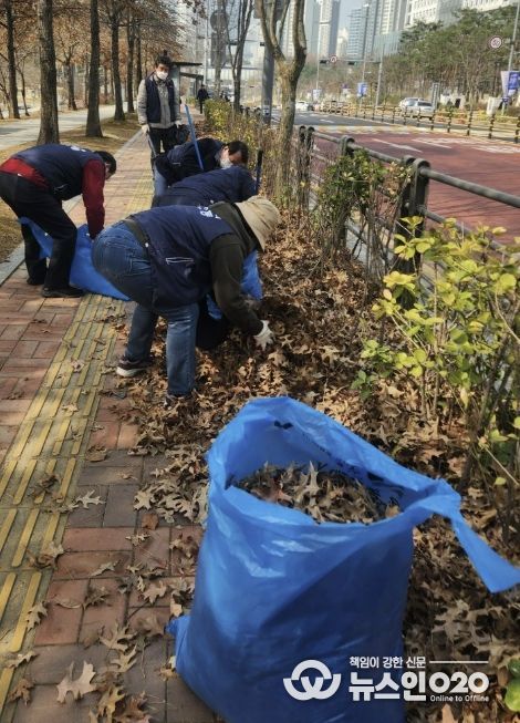 수원시 영통구 광교2동, 호우대비 대청소 실시
