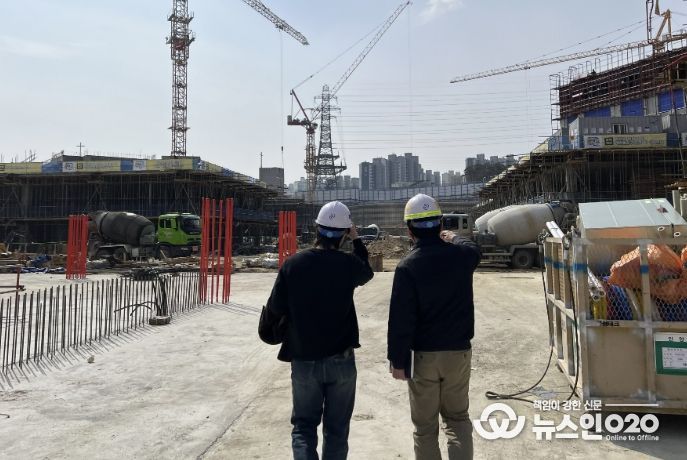 수원시 장안구, 봄철 미세먼지 취약시기 대형공사장 특별점검