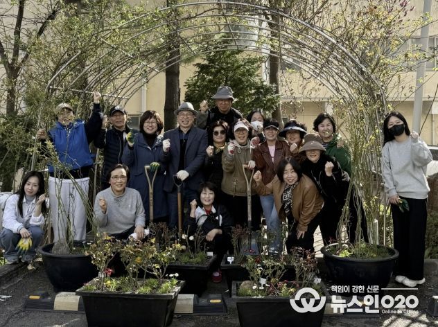 수원시 팔달구 우만2동, 장미마을 가드닝 교육 성료