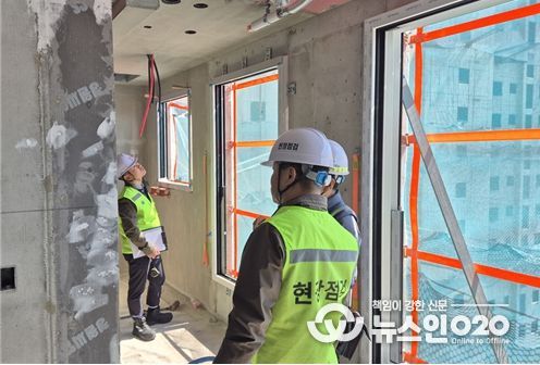 골조공사 중 공동주택 품질점검 도입