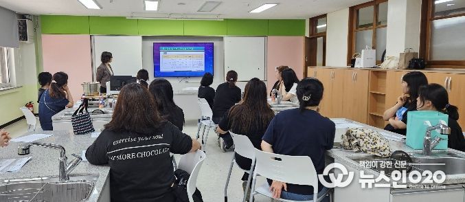 수원시가 ‘찾아가는 식생활 교육’을 운영하고 있다.